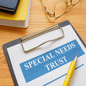 Special Needs Trust document for a disabled siblings legal planning in South Carolina.